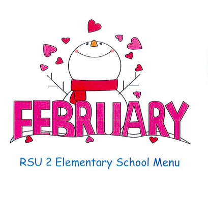 MBES February Lunch Menu