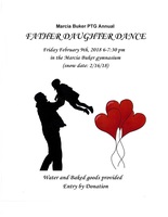 Father-Daughter Dance Friday, February 9th