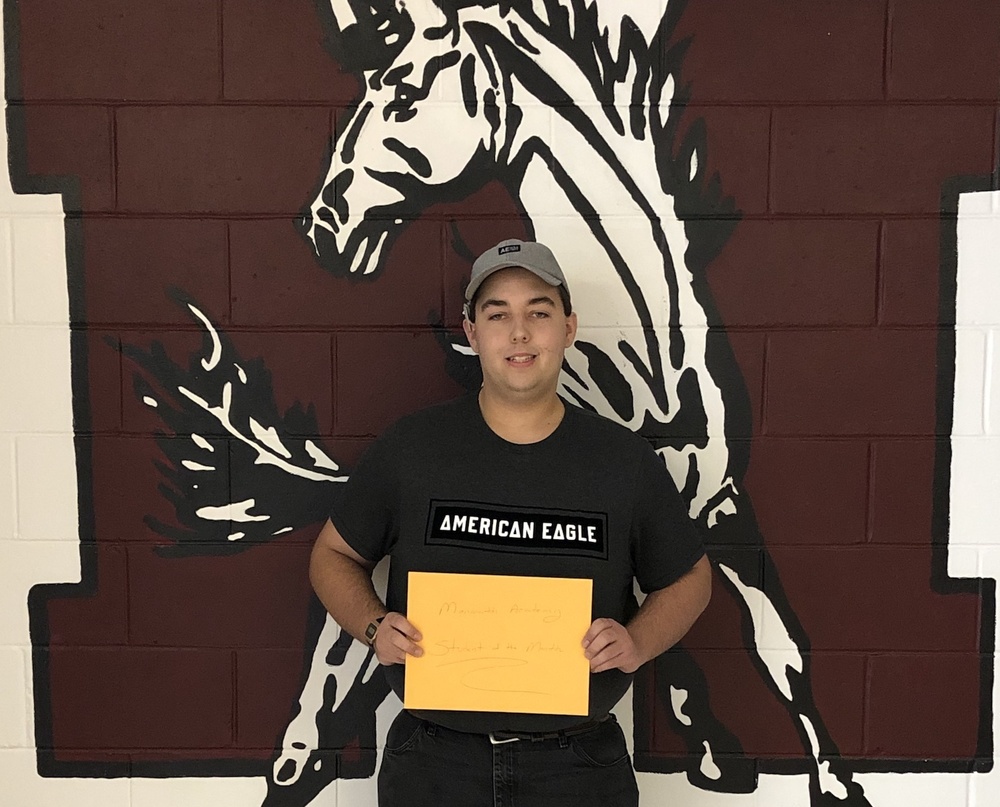 Alex Fox Named MA December Student of the Month