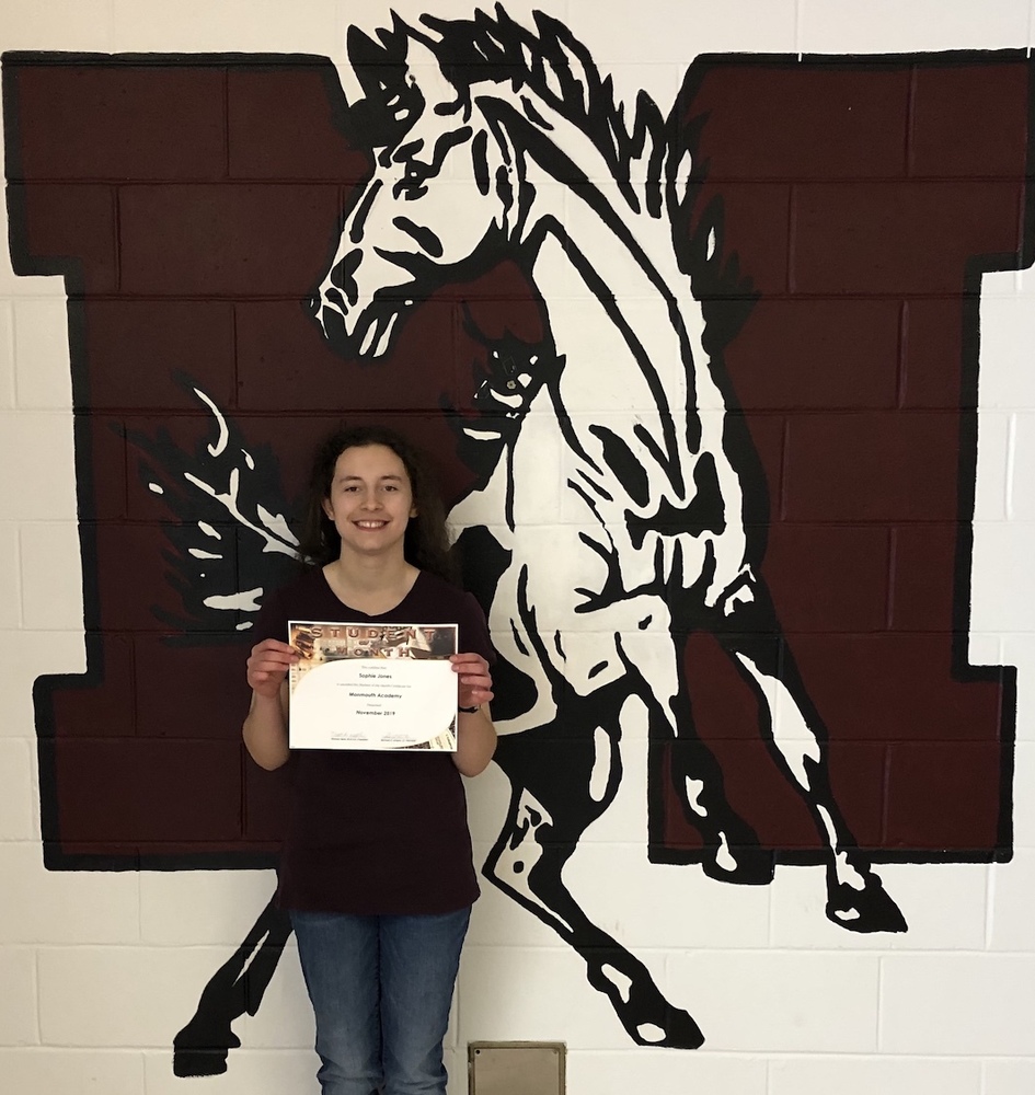 Sophie Jones Selected M.A. November Student of the Month