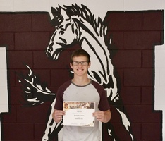 Logan Farr Selected as September Student of the Month