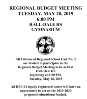 2019-2020 Budget Information